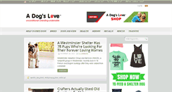 Desktop Screenshot of adogslove.com